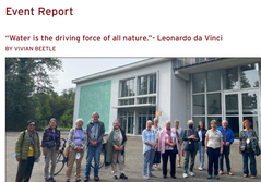 Event Report: &quot;Water is the driving force of all nature.&quot;